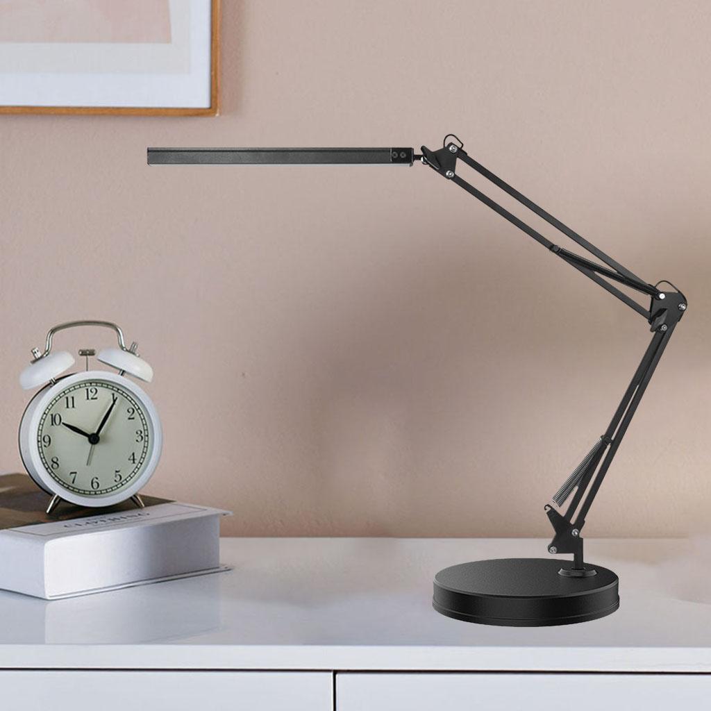 Maxbell Swing Arm Desk Lamp Architect Colors Modes USB Eye-Caring for Study Work