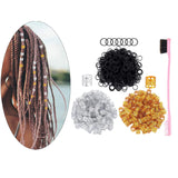 Maxbell 1201 Pieces Dreadlock Beads Decoration Accessory Jewelry for Braids Women