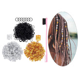 Maxbell 1201 Pieces Dreadlock Beads Decoration Accessory Jewelry for Braids Women