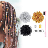 Maxbell 1201 Pieces Dreadlock Beads Decoration Accessory Jewelry for Braids Women