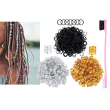 Maxbell 1201 Pieces Dreadlock Beads Decoration Accessory Jewelry for Braids Women