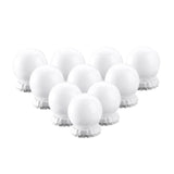 Maxbell Vanity Mirror Lights Kit with 10 Globe Dimmable Bulbs for Dressing Room white