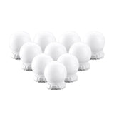 Maxbell Vanity Mirror Lights Kit with 10 Globe Dimmable Bulbs for Dressing Room white