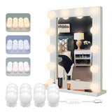 Maxbell Vanity Mirror Lights Kit with 10 Globe Dimmable Bulbs for Dressing Room white