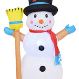 Maxbell Christmas Inflatables Snowman Flashing Lights for Decorations Yard Garden