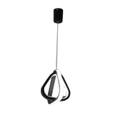 Maxbell Nordic Style Pendant Light Home Light Metal Adjustable Dining Room Bar Triangle Black white light