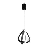 Maxbell Nordic Style Pendant Light Home Light Metal Adjustable Dining Room Bar Triangle Black white light