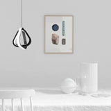 Maxbell Nordic Style Pendant Light Home Light Metal Adjustable Dining Room Bar Triangle Black white light