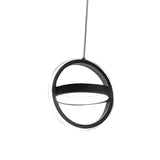 Maxbell Nordic Style Pendant Light Home Light Metal Adjustable Dining Room Bar Round Black white light