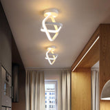 Maxbell Modern Ceiling Light Lamp LED Pendant Light Art for Bedroom Room Corridor E White Warm Light