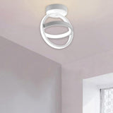 Maxbell Modern Ceiling Light Lamp LED Pendant Light Art for Bedroom Room Corridor D White Warm Light