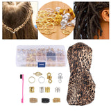 Maxbell Hair Braid Rings Decoration Charm Tube Accessory Dreadlocks Beads for Braids