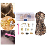 Maxbell Hair Braid Rings Decoration Charm Tube Accessory Dreadlocks Beads for Braids