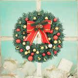 Maxbell Artificial Christmas Wreath with LED Light for Home Holiday Accessories Diameter:40cm