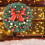 Maxbell Artificial Christmas Wreath with LED Light for Home Holiday Accessories Diameter:40cm