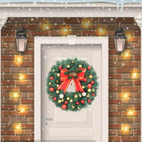 Maxbell Artificial Christmas Wreath with LED Light for Home Holiday Accessories Diameter:40cm