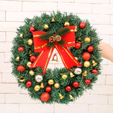 Maxbell Artificial Christmas Wreath with LED Light for Home Holiday Accessories Diameter:40cm