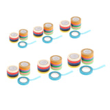 Maxbell Colored Masking Tape Art Supplies for Labeling Kids Crafting Classroom 3mm