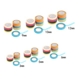 Maxbell Colored Masking Tape Art Supplies for Labeling Kids Crafting Classroom 3mm