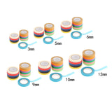 Maxbell Colored Masking Tape Art Supplies for Labeling Kids Crafting Classroom 3mm