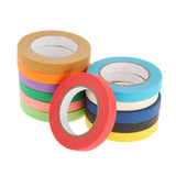 Maxbell Colored Masking Tape Art Supplies for Labeling Kids Crafting Classroom 3mm