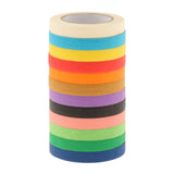 Maxbell Colored Masking Tape Art Supplies for Labeling Kids Crafting Classroom 3mm