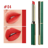 Maxbell Matte Lipstick Long Lasting Professional Women Not Fade Long Green Tube 04