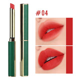 Maxbell Matte Lipstick Long Lasting Professional Women Not Fade Long Green Tube 04