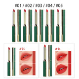 Maxbell Matte Lipstick Long Lasting Professional Women Not Fade Long Green Tube 01