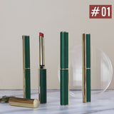 Maxbell Matte Lipstick Long Lasting Professional Women Not Fade Long Green Tube 01