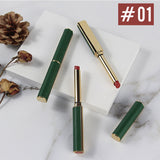 Maxbell Matte Lipstick Long Lasting Professional Women Not Fade Long Green Tube 01