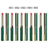 Maxbell Matte Lipstick Long Lasting Professional Women Not Fade Long Green Tube 01