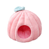 Maxbell Cat Dog House Bed Winter Washable Warm Round Nest Super Soft Cushion S Pink