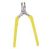 Maxbell Cuticle Trimmer Manicure Peeling Scissors Stainless Steel for Fingernails Yellow