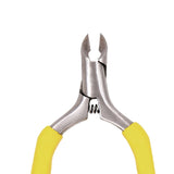 Maxbell Cuticle Trimmer Manicure Peeling Scissors Stainless Steel for Fingernails Yellow