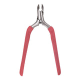 Maxbell Cuticle Trimmer Manicure Peeling Scissors Stainless Steel for Fingernails Red