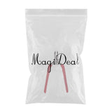 Maxbell Cuticle Trimmer Manicure Peeling Scissors Stainless Steel for Fingernails Red