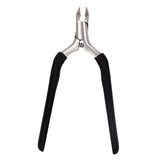 Maxbell Cuticle Trimmer Manicure Peeling Scissors Stainless Steel for Fingernails Black