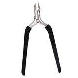 Maxbell Cuticle Trimmer Manicure Peeling Scissors Stainless Steel for Fingernails Black