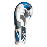 Maxbell PU Leather Boxing Hand Wraps Bandages Fist Boxing Glove Mitts MMA 10OZ white