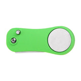 Maxbell Portable Golf Divot Tool Golf Ball Mark Pitch Cleaner Repairer Fork Green