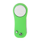 Maxbell Portable Golf Divot Tool Golf Ball Mark Pitch Cleaner Repairer Fork Green