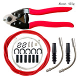 Maxbell 18Pcs Universal Brake Set Cable Housing Bicycle Bike Mountain Road Accessory Red