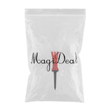 Maxbell Golf Tees Rubber with Good Elasticity for Golfer Equipment Gift red