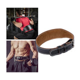 Maxbell 1x PU Leather Weight Lifting Belt Black Training Gym Body Building Men Women XL 130cm