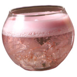 Maxbell Scented Candle Simple Unique Semicircle for Mother Day Bathroom Anniversary pink