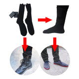 Maxbell 2x Unisex Electric Heated Sock with Battery Box Foot Warmer for Cycling USB cable and remote