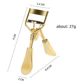 Maxbell Eyelash Curler Comfort Grip Makeup Cosmetic Eyelashes Tool Gold