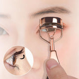 Maxbell Eyelash Curler Comfort Grip Makeup Cosmetic Eyelashes Tool Gold