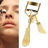 Maxbell Eyelash Curler Comfort Grip Makeup Cosmetic Eyelashes Tool Gold